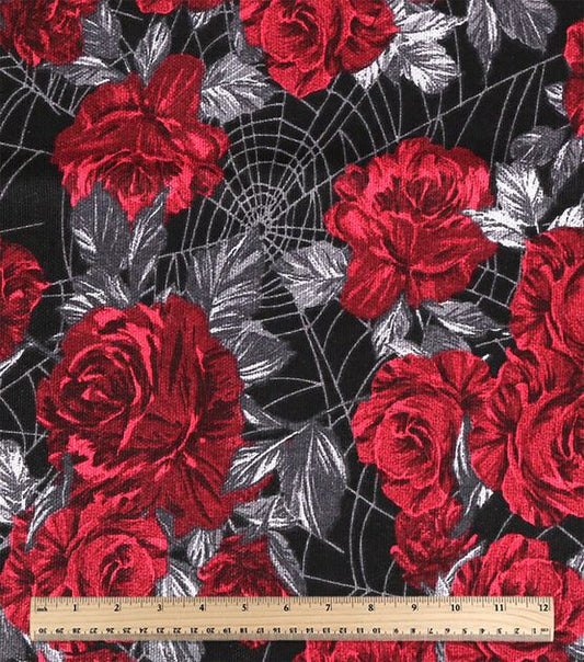 Dark Web Cotton Canvas