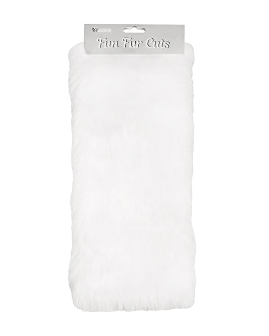 Grizzly White 9" X 12"Fun Fur Cuts - Shannon Fabrics
