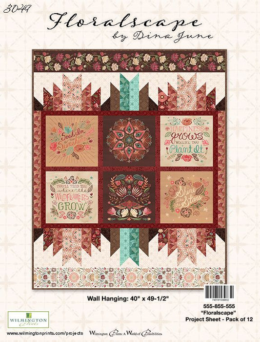 Floralscape Project Quilt Kit - Wilmington Prints