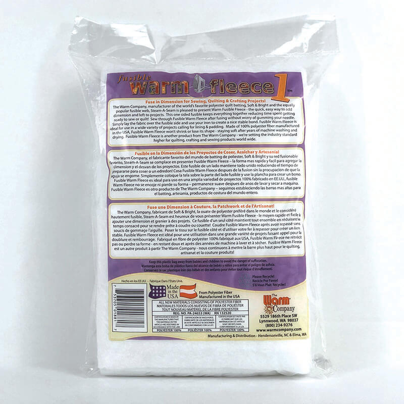 Fusible Warm Fleece Single Sided - The Warm Company