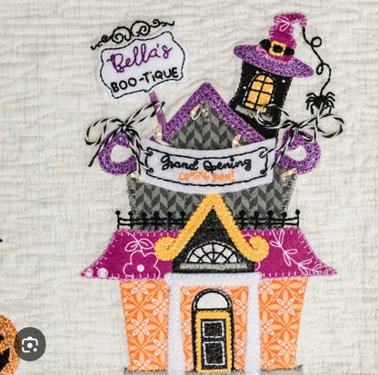 Class: Halloween Bench Pillow - Julie Blake
