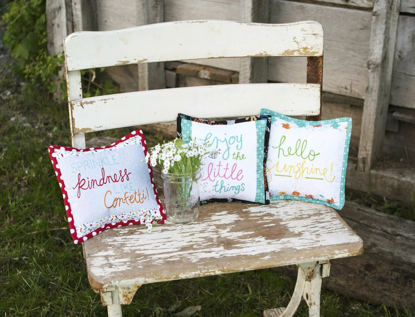 Hello Sunshine!, Machine Embroidery