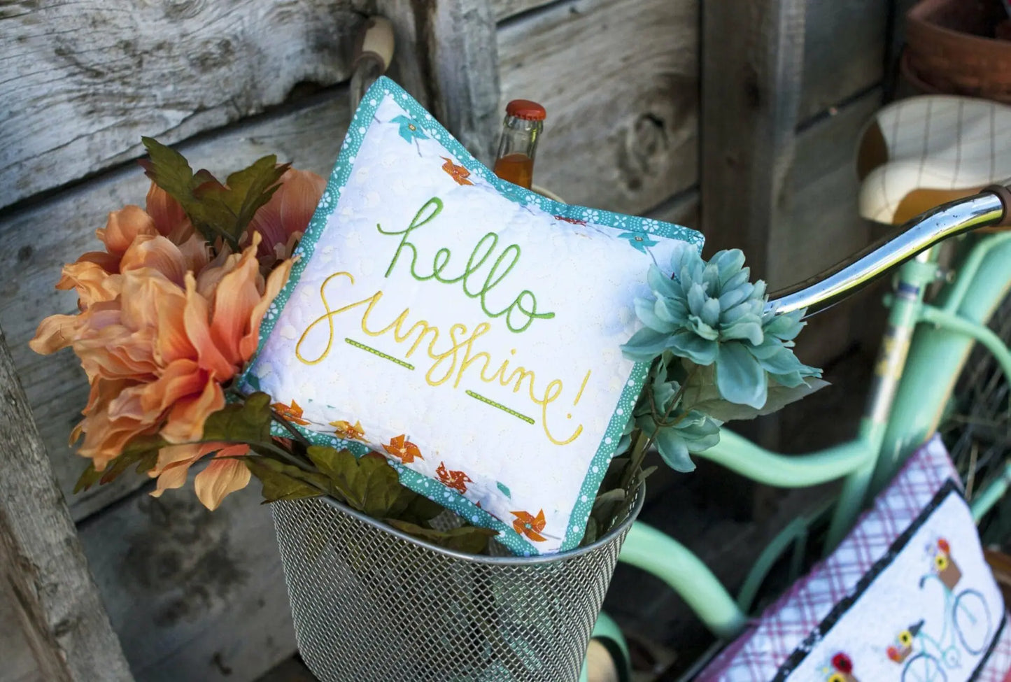 Hello Sunshine!, Machine Embroidery