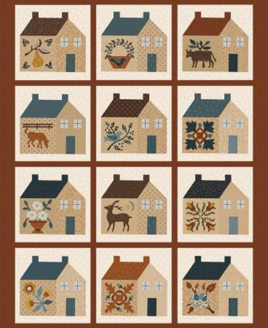 Buttermilk Homestead Panel - Riley Blake Designs