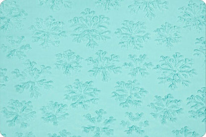 Shannon Fabric Luxe Cuddle® Snowflake Saltwater