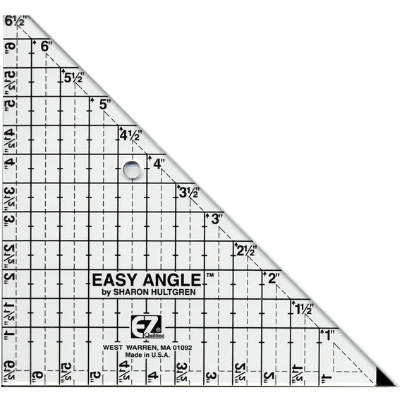 Easy Angle Triangle Ruler - ez Quilting