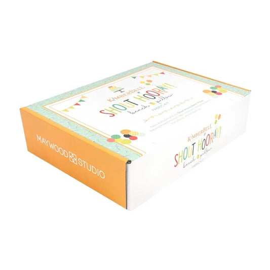 Shout Hooray Bench Pillow Fabric Kit - Kimberbell