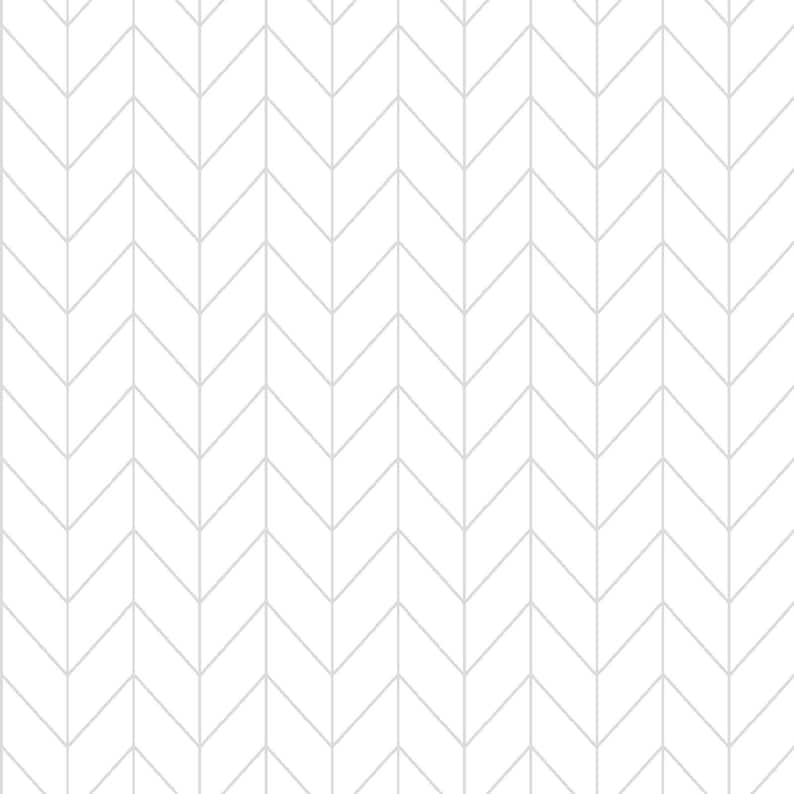 Kimberbell Basics Chevron White on White