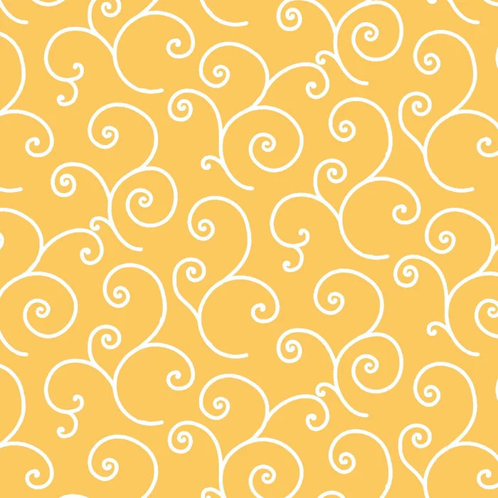 Yellow Scroll - Kimberbell Basics / Maywood Studio