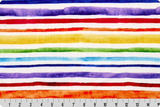 Stripe Digital Cuddle® Rainbow - Shannon Fabrics