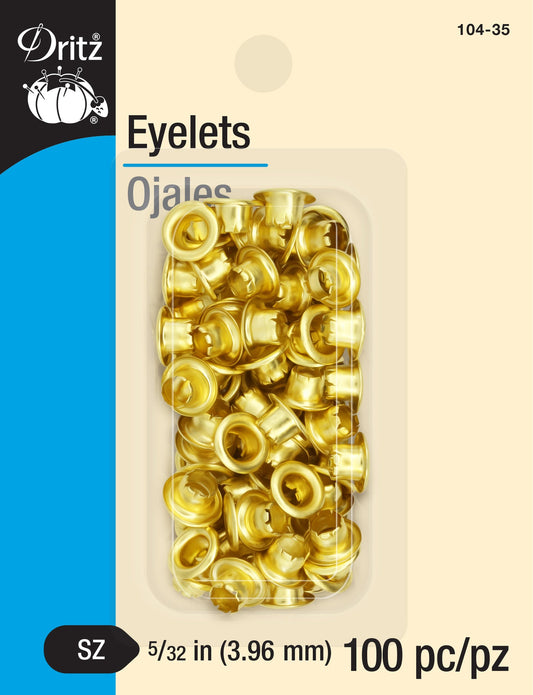Dritz Eyelets 5/32" 100pc - Brass
