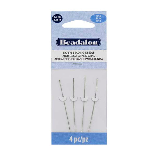 Big eye Beading Needle 2.25"/5.7cm - Beadalon