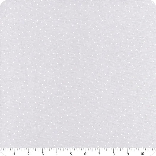 Silver & Small White Dots - Kimberbell Basics / Maywood Studio