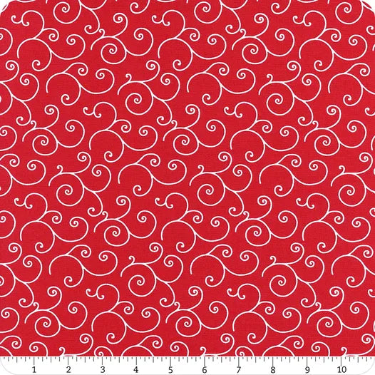 Red Scroll - Kimberbell Basics / Maywood Studio