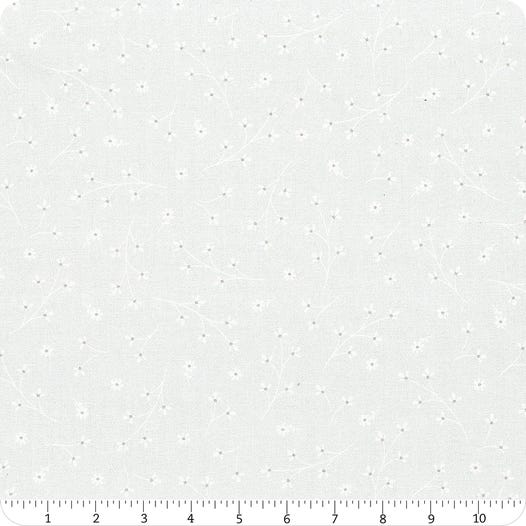 Light Grey Pretty Petals 108" Quilt Backing - Kimberbell & Maywood Studio