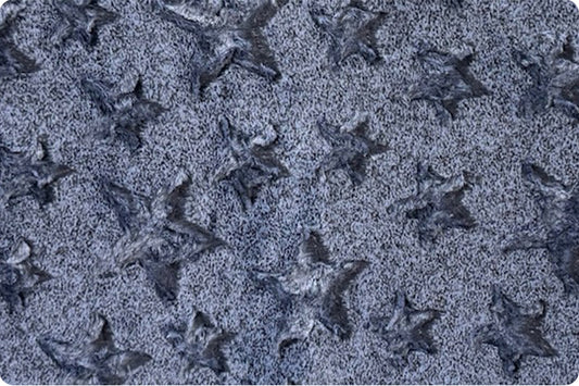 Luxe Cuddle® Heather Stars Chambray - Shannon Fabrics