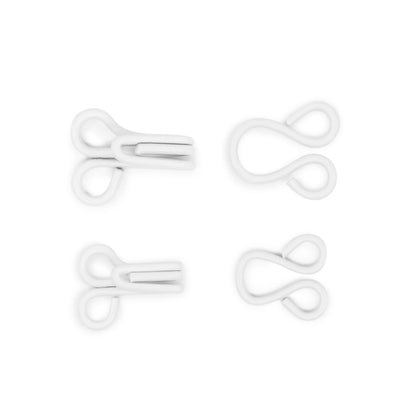 Dritz Hook and eyes, Size 1 & 2, 20Pc., White