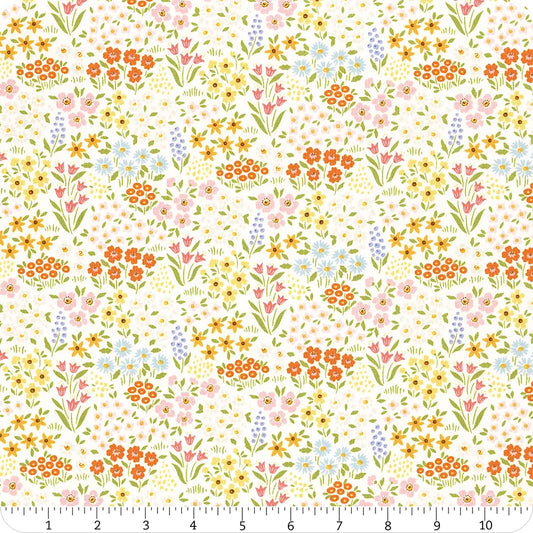 Little Darlin' Floral Fields Cream - Riley Blake Designs
