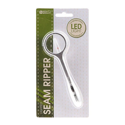 Mighty Bright Lighted Seam Ripper, Silver