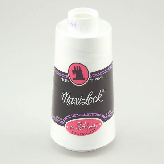 Maxi Lock White Thread 3000Yd Cone