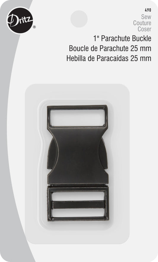 Dritz 1" Parachute Buckle -Black