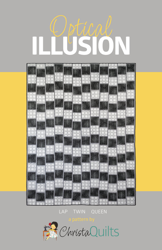 Optical Illusion Quilt Pattern - Christa Quilts