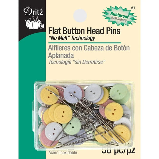 Dritz Button Head Pins 50 Ct.