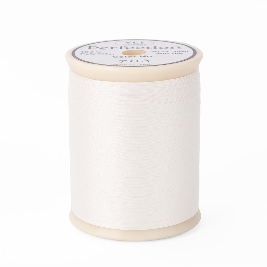 YLI Perfection Spool Thread, 50 w., 3-ply,  500yds #703 Antique Lace