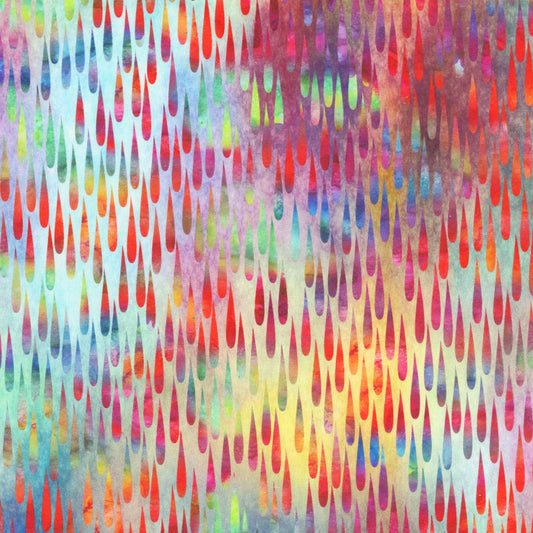 Impressions Multi Light Rain Drops - In The Beginning Fabrics