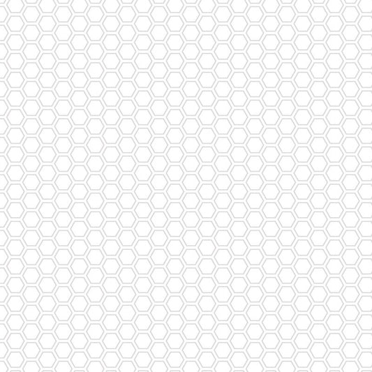 Kimberbell Basics Honeycomb White on White
