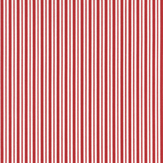 Red Awning Stripe - Kimberbell Basics / Maywood Studio