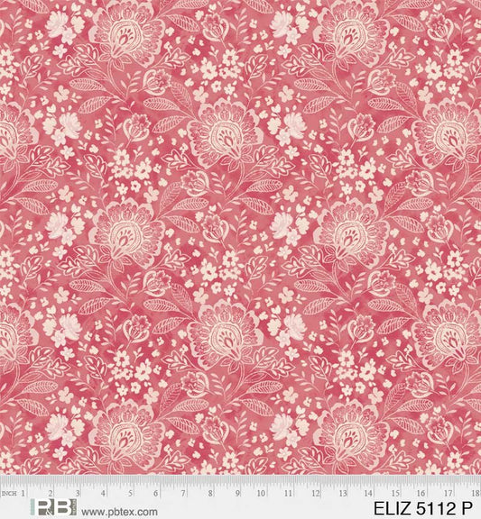 Elizabeth 108" Wide Backing Pink - P&B Textiles