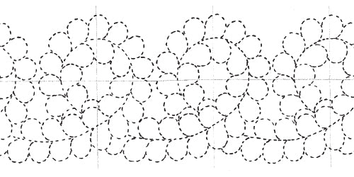 Robin’s Ribbons - Golden Threads Pantograph Pattern