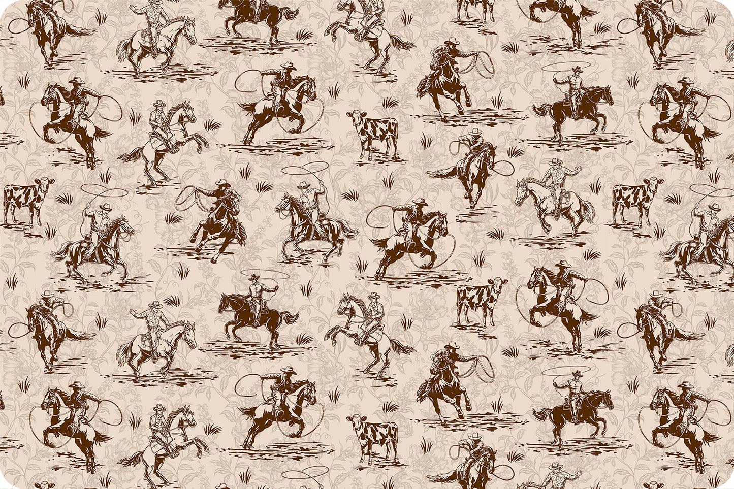 Echoes of the Range Prairie Quilting Cuddle® Chocolate - Shannon Fabrics