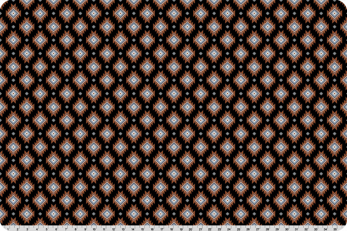 Echoes of the Range Running Wild Quilting Cuddle® Black - Shannon Fabrics