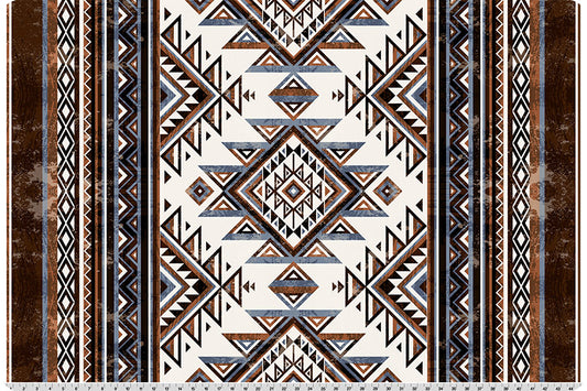 Echoes of the Range Santa Fe Quilting Cuddle® Chocolate - Shannon Fabrics
