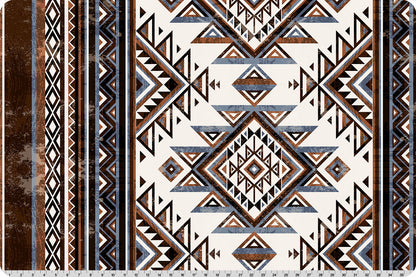 Echoes of the Range Santa Fe Quilting Cuddle® Chocolate - Shannon Fabrics