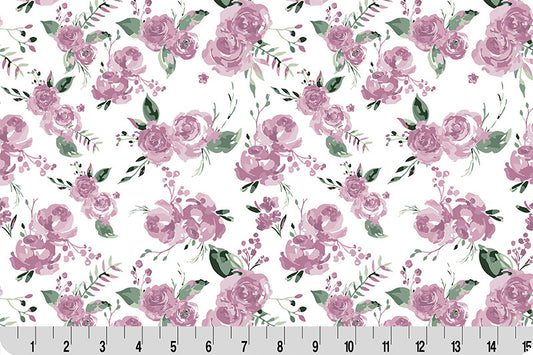 Garden Bouquet Quilting Cuddle® Snow - Shannnon Fabrics