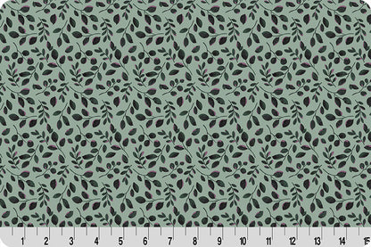 Garden Leaves Quilting Cuddle® Green - Shannon Fabrics