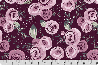 Garden Roses Quilting Cuddle® Woodrose - Shannnon Fabrics