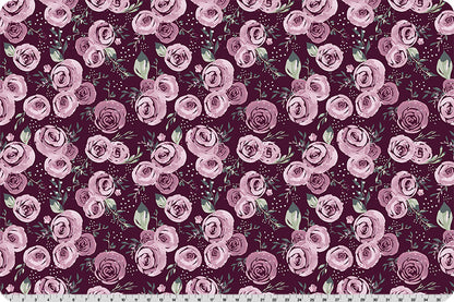 Garden Roses Quilting Cuddle® Woodrose - Shannnon Fabrics
