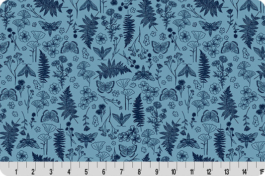 Whispering Blooms Faegrove Quilting Cuddle® Blue - Shannon Fabrics