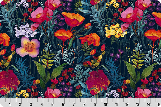 Whispering Blooms Secret Garden Quilting Cuddle® Vibrant - Shannon Fabrics