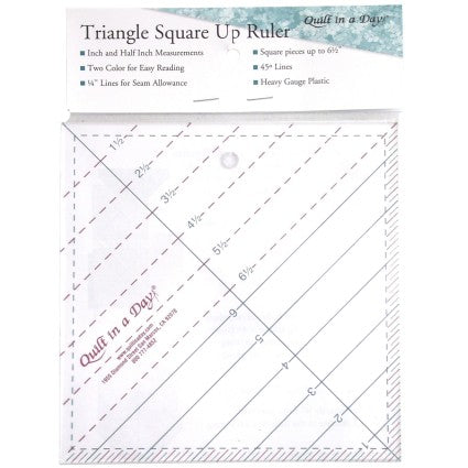 Triangle Square Up Ruler 6-1/2" - Quilt in a Day