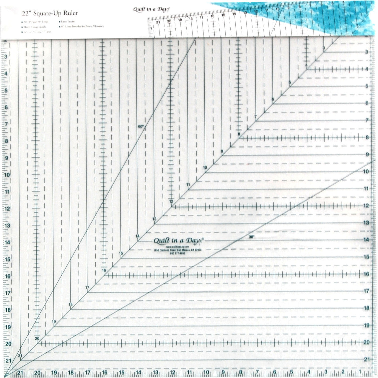 22” Square-Up Ruler - Quilt in a day