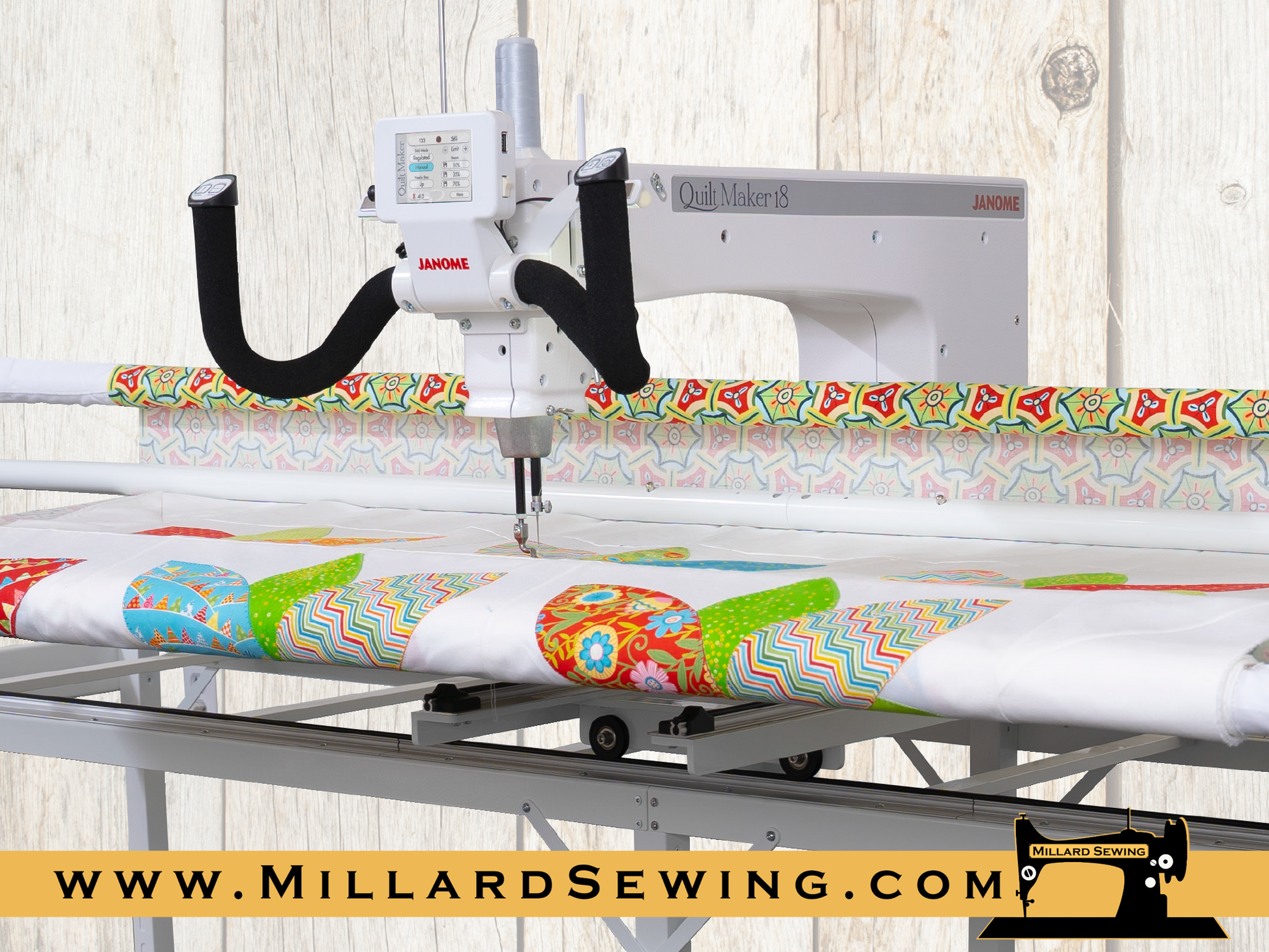 Janome Quilt Maker 18 longarm