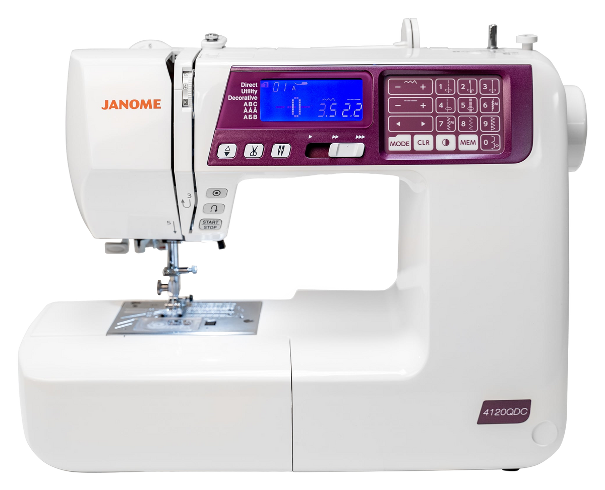 Janome 4120QDC-G Computerized Quilting and Sewing Machine with Bonus Quilt Kit - official Janome product photo