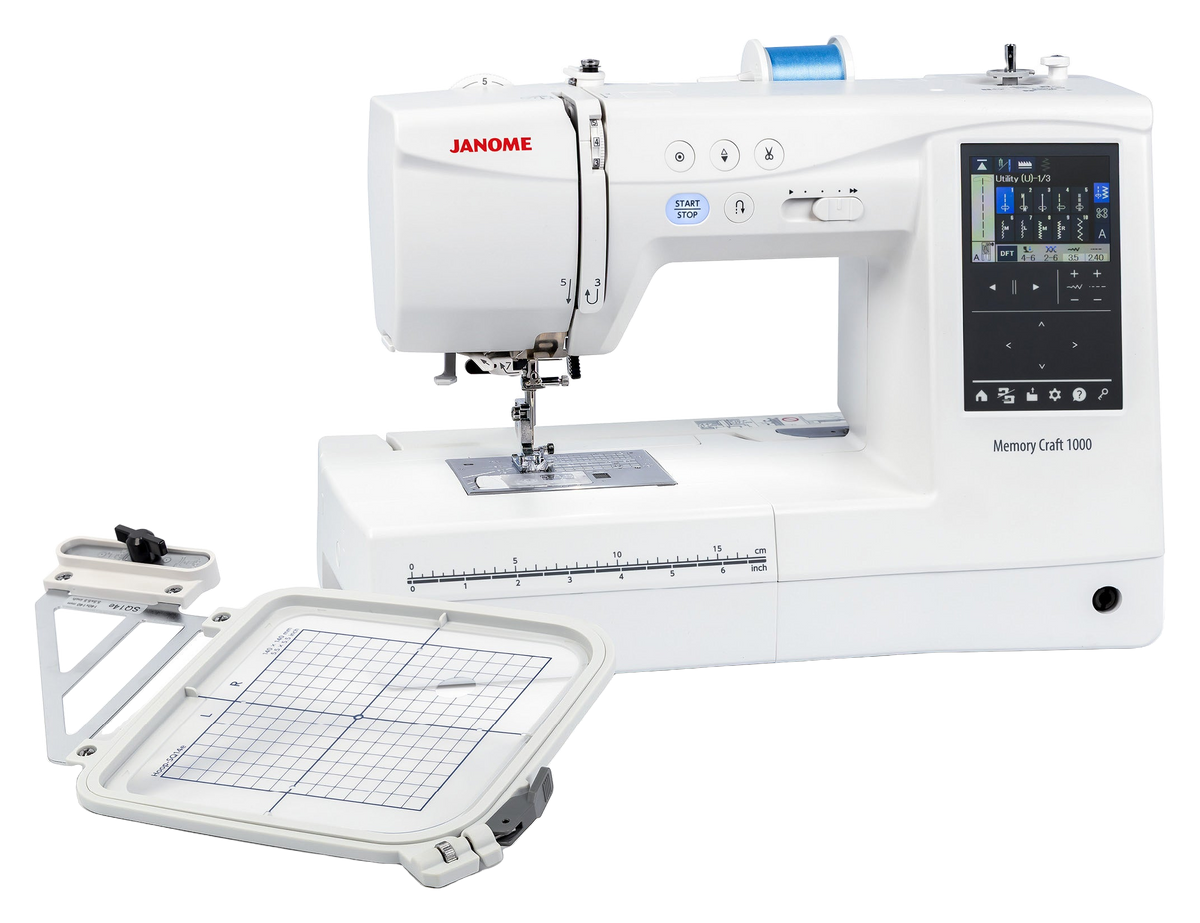 Janome Memory Craft 1000 embroidery machine