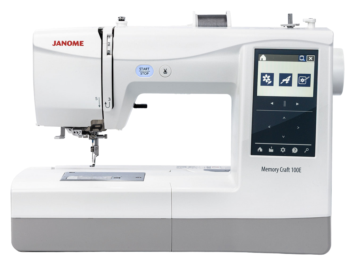 Janome Memory Craft 100E embroidery machine