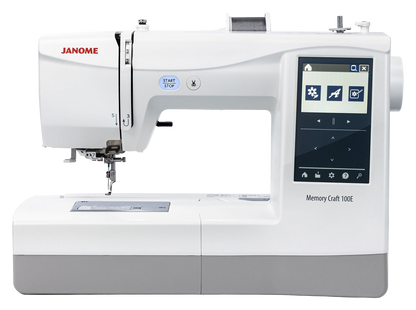Janome Memory Craft 100E embroidery machine